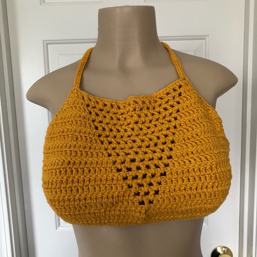 HANDMADE crochet halter top